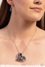 Load image into Gallery viewer, Romantic Recognition - Blue necklace
