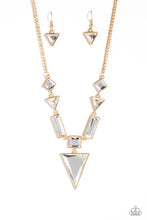 Load image into Gallery viewer, Fetchingly Fierce - Gold Necklace July Exclusive life of the party
