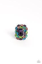Load image into Gallery viewer, PERFECTLY PARK AVENUE - PURPLE GEM MULTICOLORED SILVER RING
