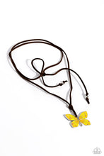 Load image into Gallery viewer, Winged Wanderer - Yellow Nacklace Paparazzi Accessories
