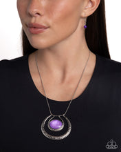 Load image into Gallery viewer, If the HORSESHOE Fits - Purple necklace
