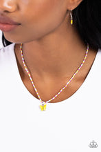 Load image into Gallery viewer, Soaring Shell - Yellow necklace Paparazzi Accessories
