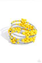 Load image into Gallery viewer, Compelling Clouds - Yellow bracelet
