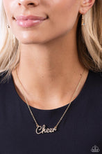 Load image into Gallery viewer, Cheer Squad - Gold Necklace
