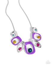 Load image into Gallery viewer, Poetically Painted - Purple necklace
