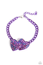 Load image into Gallery viewer, Lovestruck Lineup - Purple bracelet

