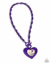 Load image into Gallery viewer, Modern Matchup - Purple necklace
