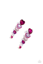 Load image into Gallery viewer, Cascading Casanova - Multi post earring
