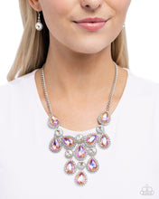 Load image into Gallery viewer, Dripping in Dazzle - Orange Necklace
