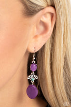 Load image into Gallery viewer, Creative Cascade - Purple earrings
