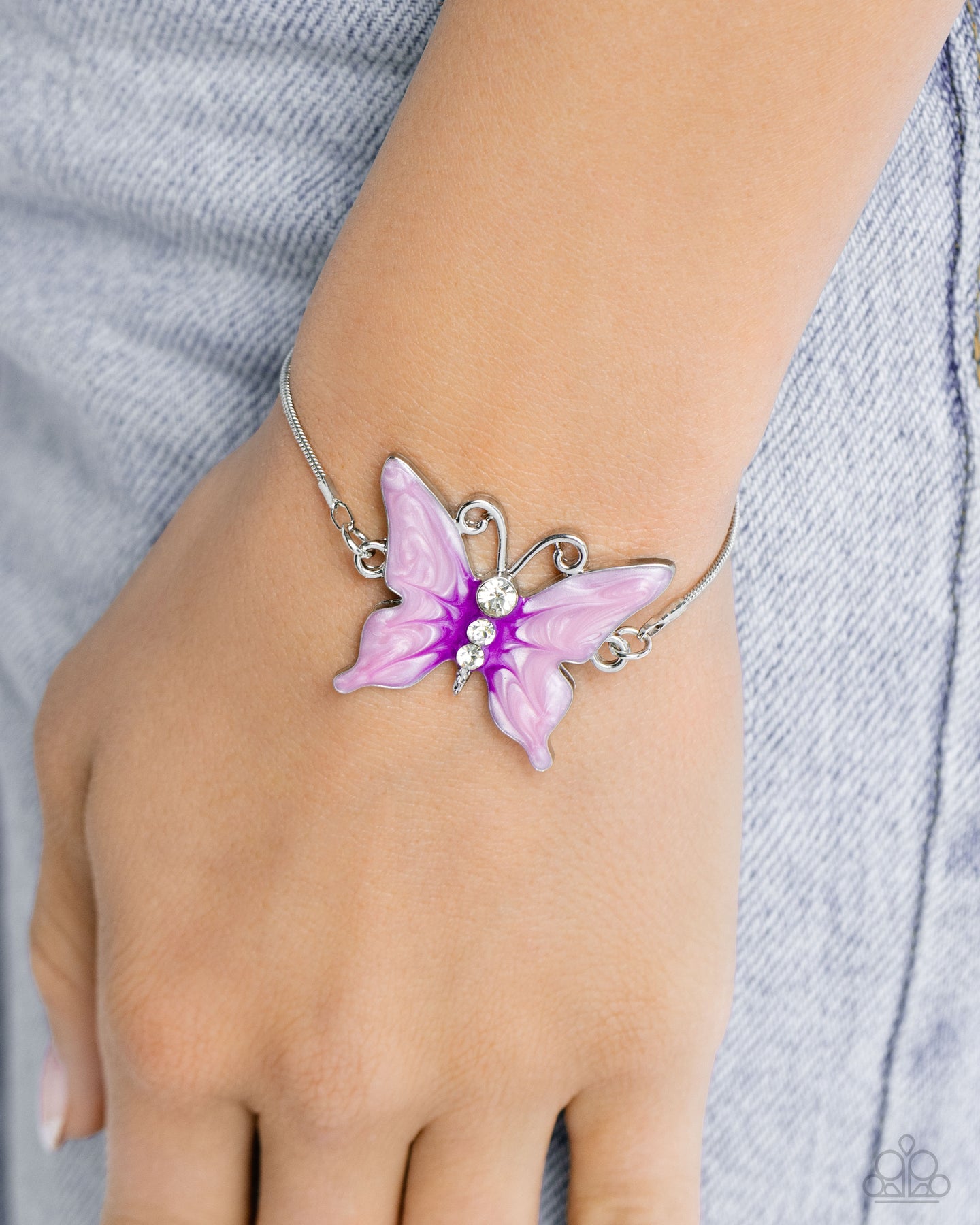 Aerial Adornment - Purple bracelet