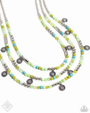 Load image into Gallery viewer, Piquant Pattern - Green necklace
