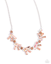 Load image into Gallery viewer, Serene Statement - Orange necklace
