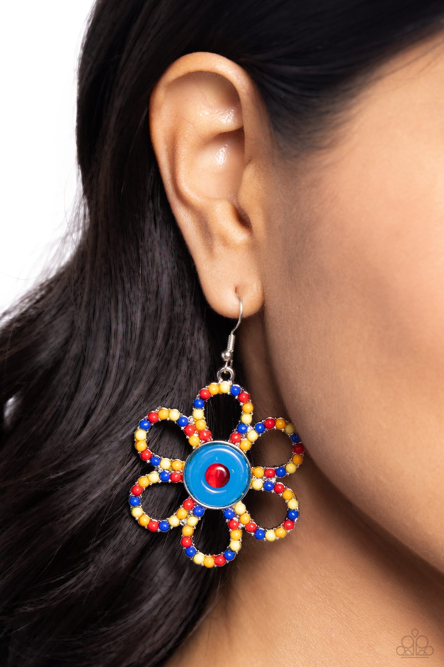 FLOWER Forward - Red earrings