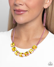 Load image into Gallery viewer, I SQUARE to Secrecy - Pink necklace
