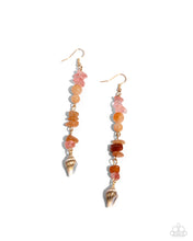 Load image into Gallery viewer, Game of STONES - Orange earrings
