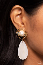Load image into Gallery viewer, Sunburst Sophistication - Gold earrings
