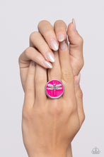 Load image into Gallery viewer, Debonair Dragonfly - Pink ring
