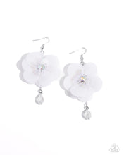Load image into Gallery viewer, Oversized Opulence - White earrings
