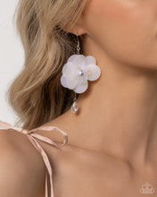 Load image into Gallery viewer, Oversized Opulence - White earrings
