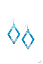 Load image into Gallery viewer, Eloquently Edgy - Blue earrings
