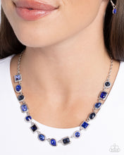 Load image into Gallery viewer, Gallery Glam - Blue necklace
