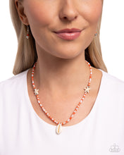 Load image into Gallery viewer, Beachside Beauty - Orange necklace
