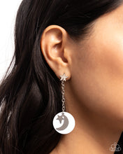 Load image into Gallery viewer, Celestial Change - White earrings
