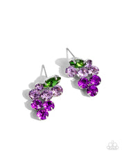 Load image into Gallery viewer, Grapevine Grace - Purple earrings

