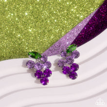 Load image into Gallery viewer, Grapevine Grace - Purple earrings
