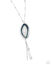 Load image into Gallery viewer, Geode Gamble - Blue necklace

