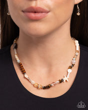Load image into Gallery viewer, Beachy Beginner - Brown necklace
