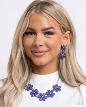 Load image into Gallery viewer, Floral Fun - Blue necklace
