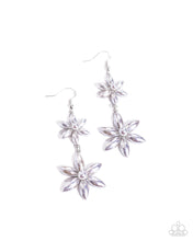 Load image into Gallery viewer, Pearl Posy - Silver earrings
