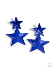 Load image into Gallery viewer, Patriotic Promise - Blue earrings
