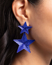 Load image into Gallery viewer, Patriotic Promise - Blue earrings
