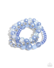 Load image into Gallery viewer, Shattered Stack - Blue bracelet
