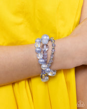 Load image into Gallery viewer, Shattered Stack - Blue bracelet
