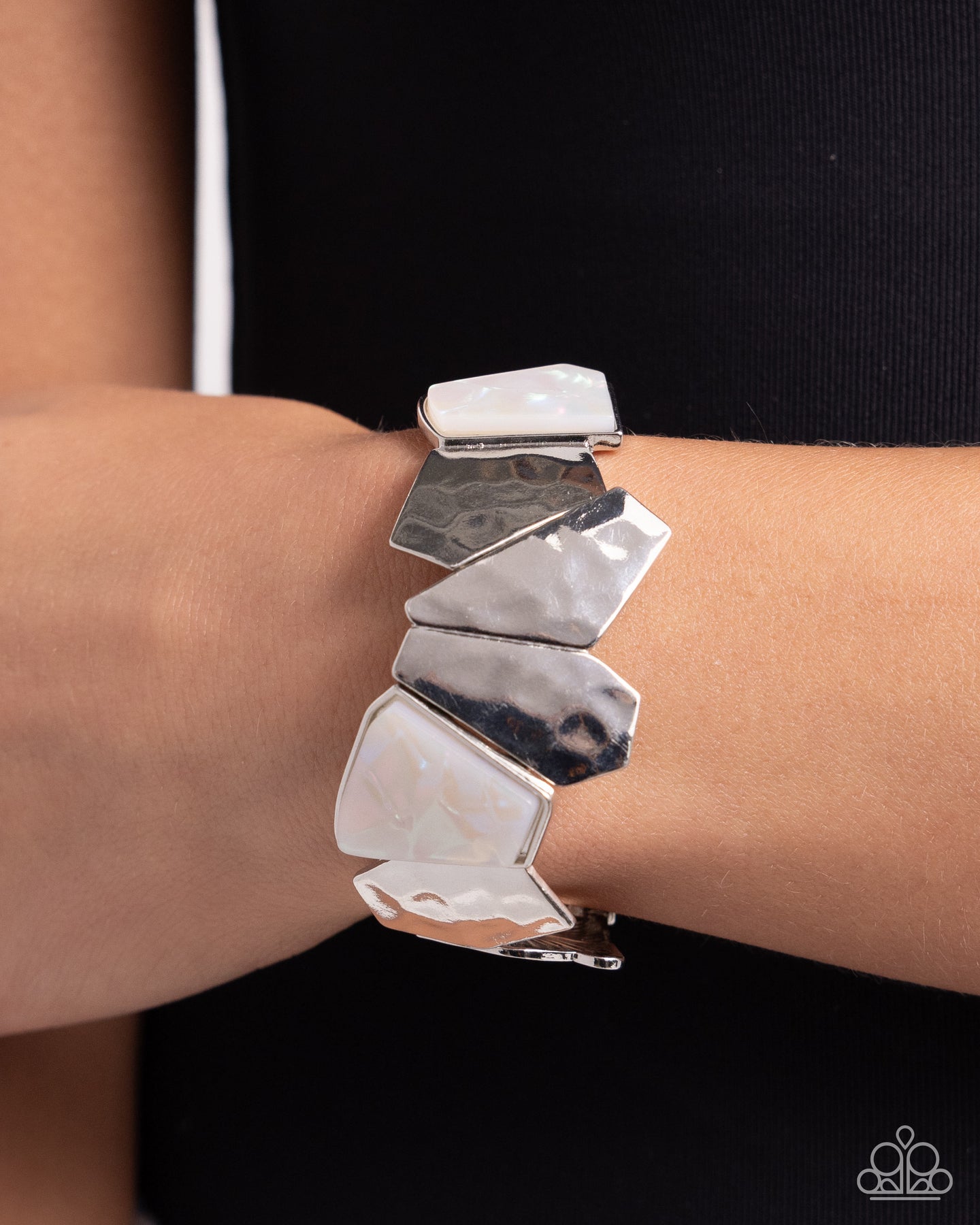 Mismatched Marvel - White bracelet