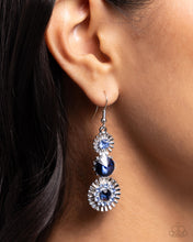 Load image into Gallery viewer, Dedicated Dalliance - Blue earrings
