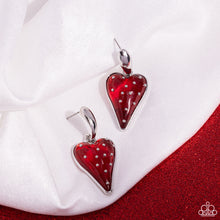Load image into Gallery viewer, Glossy Goodwill - Red earrings
