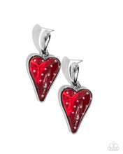 Load image into Gallery viewer, Glossy Goodwill - Red earrings

