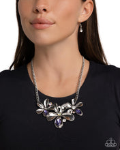Load image into Gallery viewer, Twirling Triad - Purple necklace
