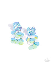 Load image into Gallery viewer, Under the Waves - Blue earrings
