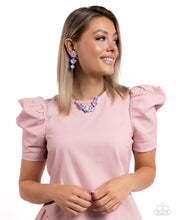 Load image into Gallery viewer, Bouquet Brilliance - Purple necklace
