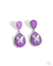 Load image into Gallery viewer, BRIGHT This Sway - Purple earrings
