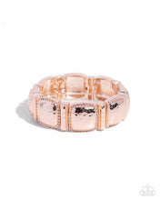 Load image into Gallery viewer, Textured Tranquility - Rose Gold bracelet
