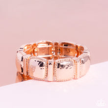 Load image into Gallery viewer, Textured Tranquility - Rose Gold bracelet
