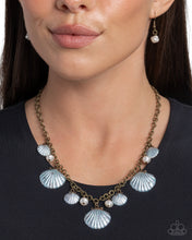 Load image into Gallery viewer, Seashell Sophistication - Brass necklace
