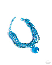 Load image into Gallery viewer, Affectionate Accent - Blue bracelet
